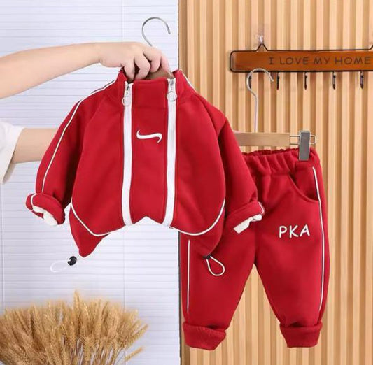 Sudadera deportiva roja